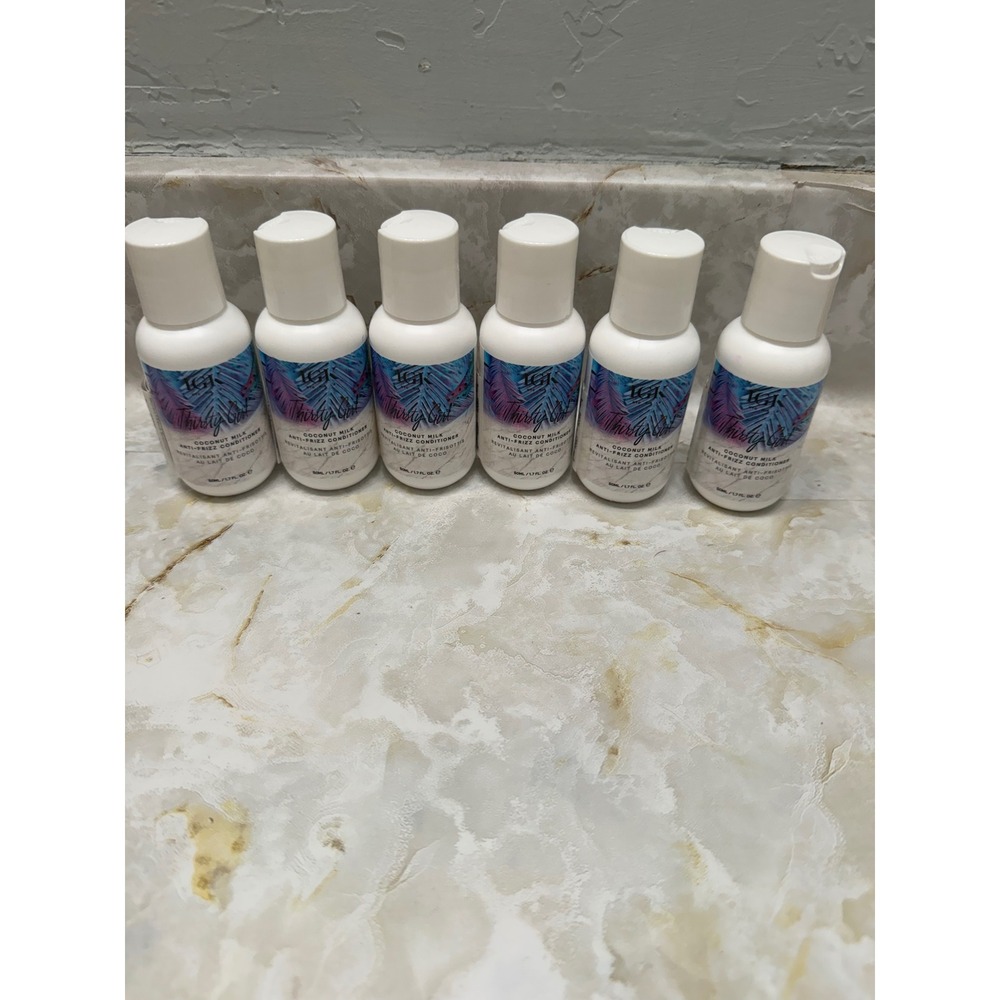 IGK Thirsty Girl Coconut Milk Anti-Frizz Conditioner 1.7oz Lot of 6 Travel Size